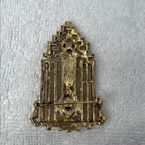 Art Deco Brooch in a floating frame - Picture 2 of 4